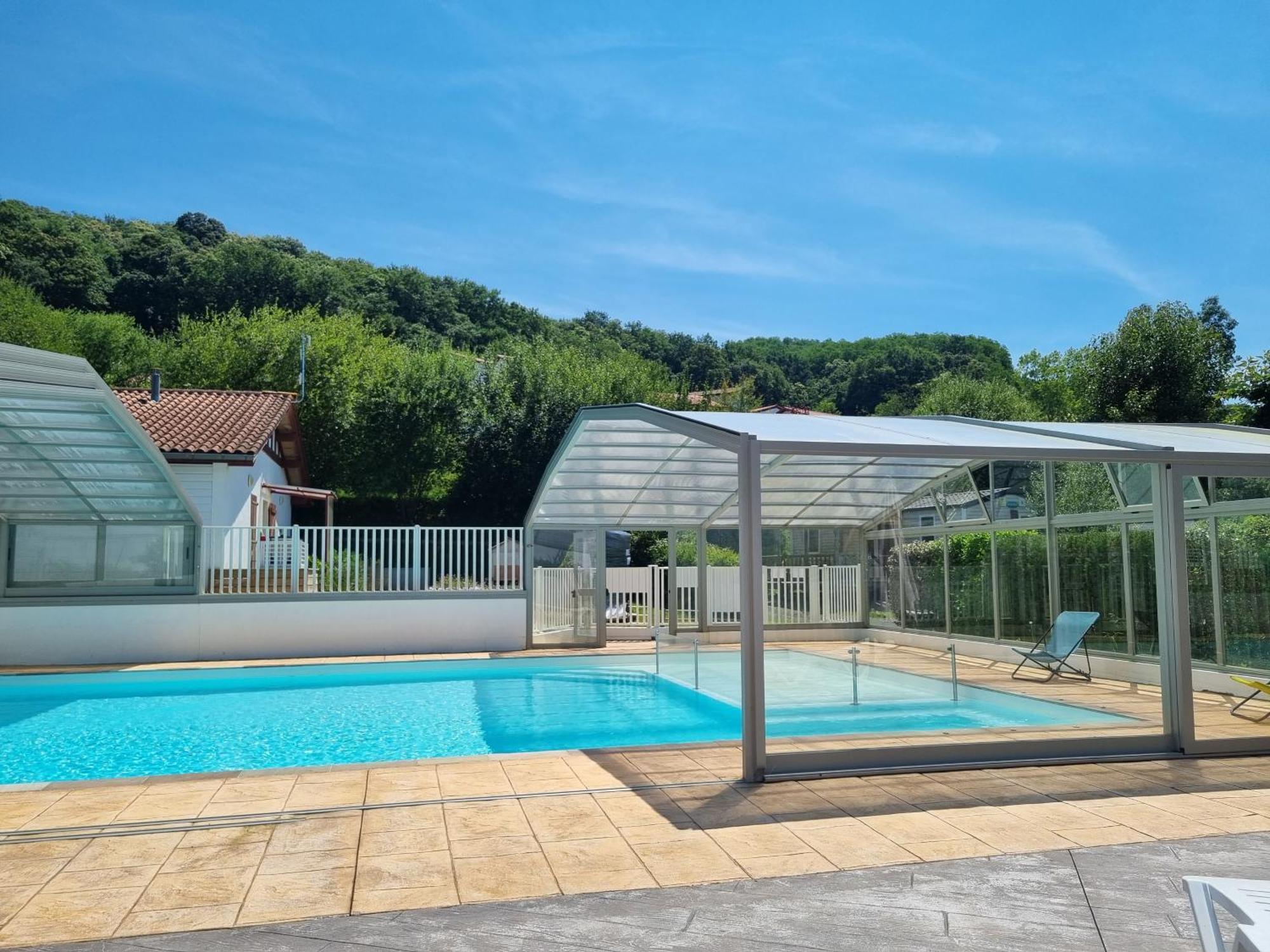Chalet Etxetxoa, De 1 A 4 Personnes Avec Climatisation, Terrain Prive Et Piscine Hasparren Luaran gambar